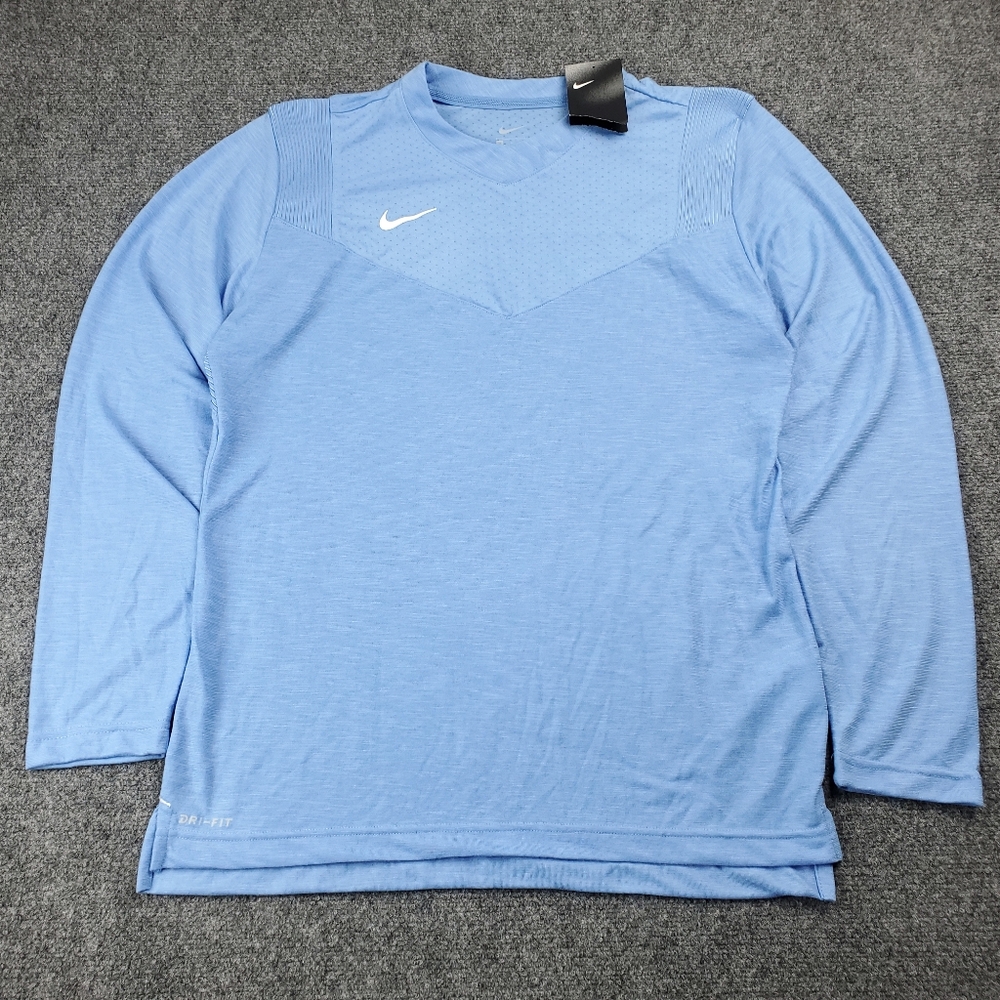 Nike Sideline UV Team Player Training Shirt Medium Performance Long Sleeve NEW